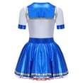 thumbnail image 5 of Aislor Girls Japanese Anime Navy Sailor Cosplay Party Dress Halloween Dance Performance Royal Blue 8, 5 of 7