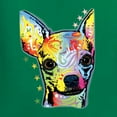 thumbnail image 5 of Wild Bobby Dean Russo Colorful Chihuahua Dog Lover Women Graphic Tee, Kelly, 3X-Large, 5 of 5