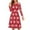 Christmas Santa Candy Cane, variant on FKELYI Red Snowflake Women Dresses Size 3XL Leisure Swing Party Dress,Christmas Gift,Comfortable Long Sleeve Dress for Women Wedding Guest