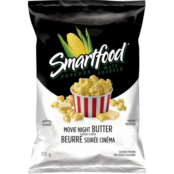 Smartfood Movie Night Butter Flavour Seasoned Popcorn, 150GM