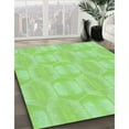 thumbnail image 3 of Ahgly Company Machine Washable Indoor Round Transitional Green Area Rugs, 6' Round, 3 of 7