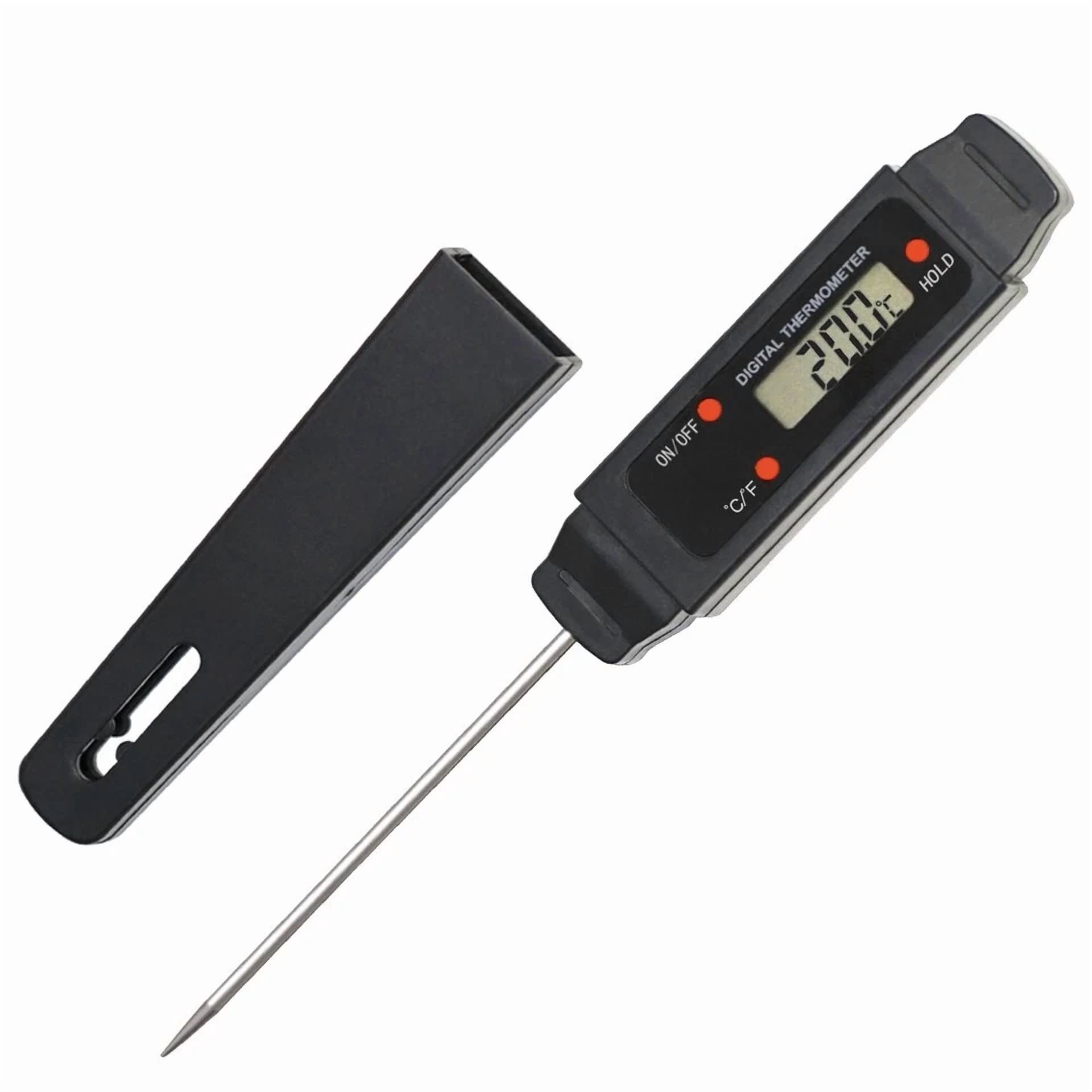 CRESTIN- 2X L&E Digital Instant Read Meat Thermometer - Oven Safe. Grill, Thanksgiving.