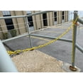 thumbnail image 4 of 2/0 Double Loop Chain, 150ft, Steel Utility Chain, Yellow Coated Link Chain, 4 of 5