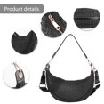 thumbnail image 1 of Bolso Cruzado Crescent Bag Diseñador Tejido Con Correa Ajustable para Mujer, 1 of 9