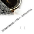thumbnail image 1 of 14mm Watch Band Stainless Steel Watch Strap Replacement Watch Band Strap AccessorySilver, 1 of 14