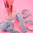 thumbnail image 3 of Self-Adhesive Crystal Rhinestone Ribbon Resin Diamond Ribbon Glitter Rhinestone Sticker Roll DIY, 2 cm&3 cm, Silver A 1 Pack & Silver B 1 Pack, 3 of 5