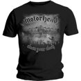 thumbnail image 1 of Motorhead - Camiseta Clean Your Clock Estampado en Espalda para Adultos Unisex (Negro), 1 of 2