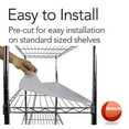 thumbnail image 5 of Resilia Wire Rack Shelf Liners - 4 Pack, 24" x 48", Clear Vinyl, 5 of 10