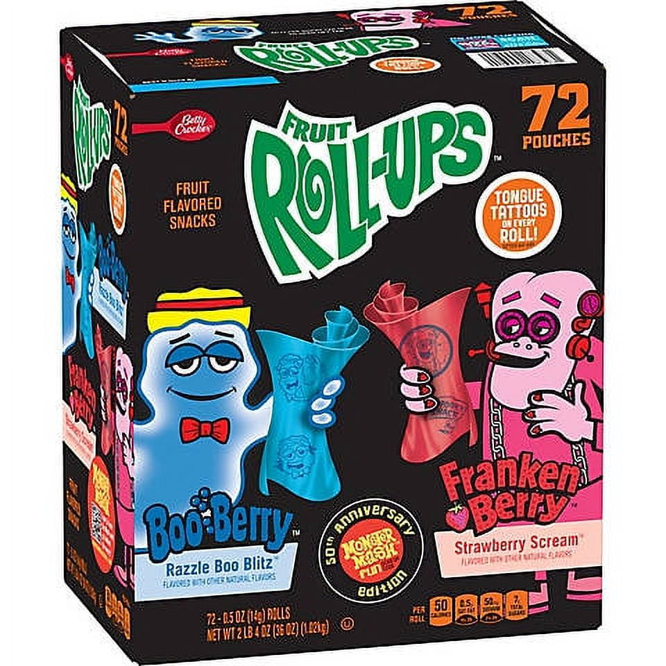 Fruit Roll Ups Fruit Flavored Snacks, Boo Berry 12 Ea