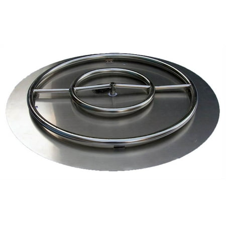 36 In Fire Pit Ring Burner With Pan Walmart Com