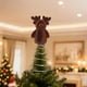 thumbnail image 4 of mfyjkho Adorno Navideño De Ciervo De Hierro Con Base De Resorte De Metal, Decoración Navideña Para El Hogar, 1 Pieza, 4 of 8