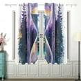 thumbnail image 2 of Forest Hourglass Curtains Grommet Black Out 63 Inch Length Curtain Drapes for Bedroom Living Room 2 panels set, 2 of 5