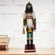thumbnail image 5 of soldado cascanueces,Lote de Cascanueces de 12 pulgadas,adornos grandes de Alemania,cascanueces navidad decoraciones cifras decoración,Cascanueces de madera tradicional King Soldier de 30, 5 of 9