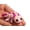 Pink, variant on 1PC mini Mexican salamander 3D printed with movable joints and keychain