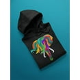 thumbnail image 3 of Colored Elephant Design Hoodie Men -Image by Shutterstock, Male 5X-Large, 3 of 4
