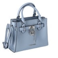 thumbnail image 5 of Michael Kors Hamilton Small Satchel Crossbody Pale Blue Pebbled Leather, 5 of 9
