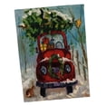 thumbnail image 4 of Bandera De dos cara Adorno De Navidad Instalación Eléctrica Suministros De Construcción Carro de pintura DYNWAVEMX Bandera de Jardín de Navidad, 4 of 6
