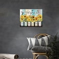 thumbnail image 2 of Rustic Sunflower Hummingbird Canvas Wall Art Inspirational Quotes Pictures Farmhouse Wall Decor God Says You are Painting Prints Country Artwork for Bathroom Living Room Bedroom 16"x12", 2 of 6