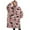 Pink Border Collie, variant on Oversized Wearable Blanket Hoodie,Pink Border Collie Dog and Flower Floral Sherpa Blanket Hoodie with Super Pockets,Super Warm Fuzzy Pullover for Women & Men