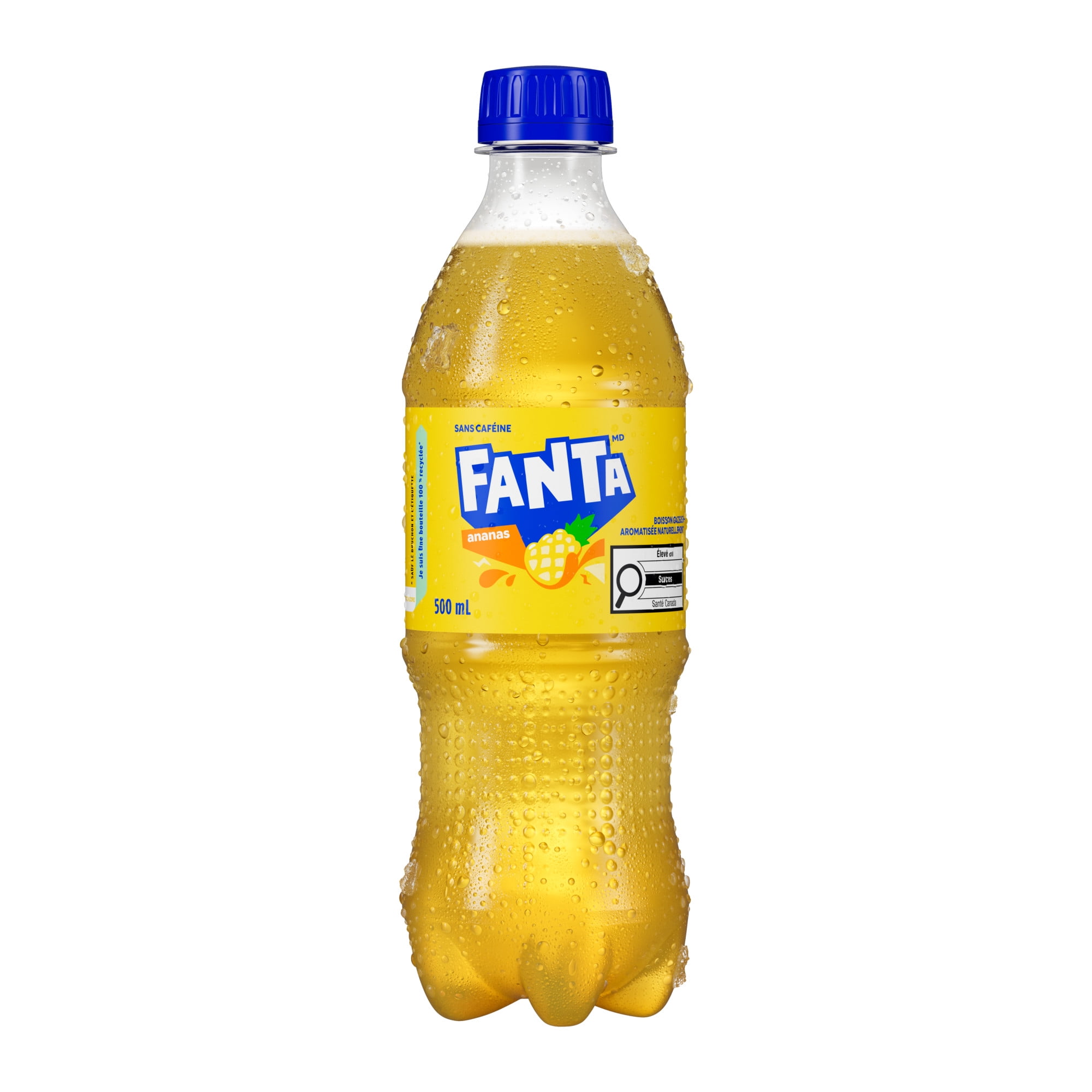 Fanta Pineapple Bottle, 500 mL, Fanta Pineapple