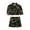 A, variant on Toddler Girls Fall Outfit Spring Winter Long Sleeve Camouflage Color Coat Tops Skirt 2 Piece Sets for Kids Cute Size 3-4T