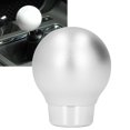 thumbnail image 4 of Knob, Shifter Lever Head Rustproof Matte Silver Stylish Practical Aluminum Alloy  Replacement For  For Upgrade, 4 of 8
