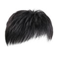 thumbnail image 4 of yotijay Human Hair Toupee Clip Men Short Toppers Hairpiece for Party Covering White Loss, 4 of 9