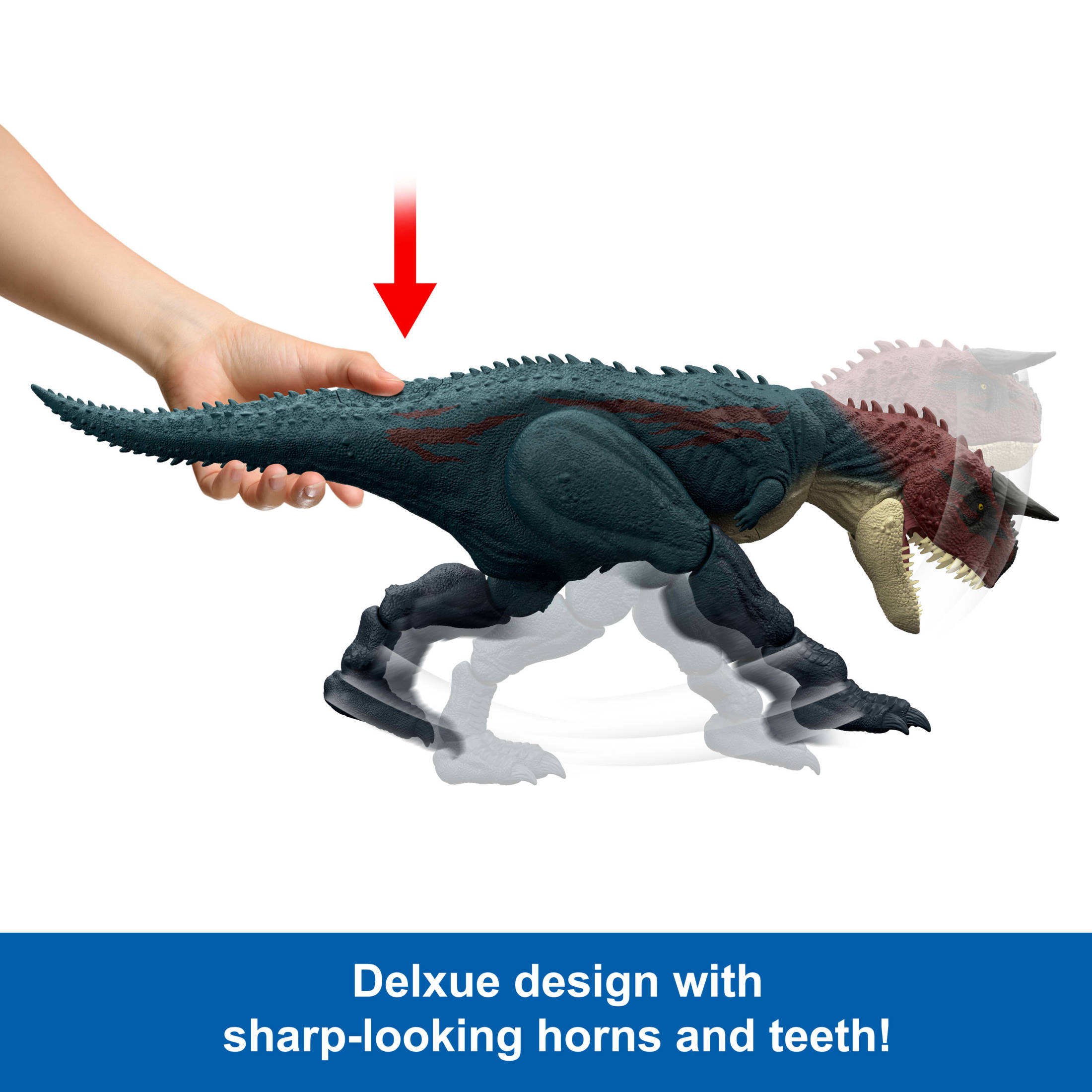 Jurassic World Charge N Chomp Carnotaurus Action Figure photo 5