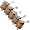 thumbnail image 2 of Weloille 5Pcs Hand Sanitizer Holder Keychain, Portable Leather Sanitizer Keychain Hand Sanitizer Case Refillable Container for Toiletry Lotion Liquid Soap Shampoo, 2 of 2