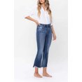 thumbnail image 6 of Flying Monkey- High Rise Crop Flare with Step Hem Detail Jean - F5245, 6 of 8