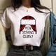 thumbnail image 2 of Camiseta con estampado de árbol de Navidad para mujer, ropa femenina de cuello redondo, Top de Modal de manga corta, regalo de Feliz Navidad, 2 of 5