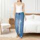thumbnail image 4 of Balery Snowflakes1 Pantalones de pijama para mujer, pijamas ultraligeros, pantalones de estar por casa-3X-Large, 4 of 6