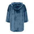 thumbnail image 5 of Oversized Sweatshirts for Women - 2026 Fall Winter Outfits Casual 3/4 Sleeve V Neck Comfort Hoodie Pullover, 5 of 5