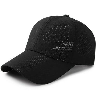 Tittly Baseball Cap Hats for Women Sun Hat Cap Caps Summer Mesh Unisex Outdoor Caps Baseball Cap Hats for Men Black One Size