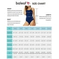 thumbnail image 6 of Baleaf Women's Athletic Training Adjustable Strap One Piece Swimsuit Swimwear Bathing Suit Navy 44/3X-Large, 6 of 7