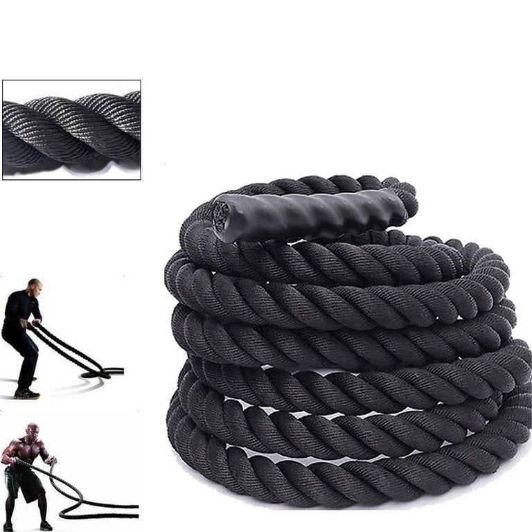 Tenive Battle Rope Polydac Undulation Rope Exercise Fitness Training 1.5