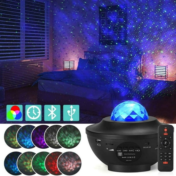 Kohree USB LED Ocean Water Wave Galaxy Projector Starry ...