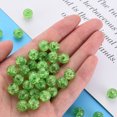 thumbnail image 3 of Transparent Acrylic Beads Round Green 10x9mm Hole: 2mm 940pcs/500g., 3 of 6
