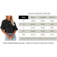thumbnail image 3 of Lace Hollow Out Women Short Sleeve Crop Tops Sexy Shirt, 3 of 3