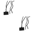 thumbnail image 1 of Seitruly Cordón anticaída universal para teléfono móvil, parche cruzado, cuello desmontable, cuerda de nailon, correa ajustable, 1,5 metros, Type2 NO2, 1 of 6