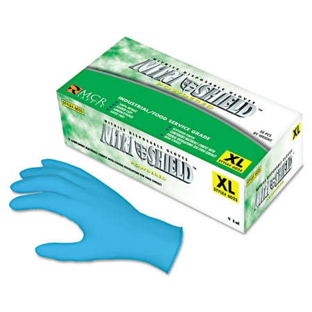 MCR Safety Single-Use Nitrile Gloves, Large