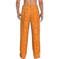 thumbnail image 3 of Balery Orange Glitter2 print Men's Pajama Pants,Ultra Lightweight Pjs,Lounge Pant-XX-Large, 3 of 9