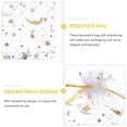 thumbnail image 6 of WORGEOUS Drawstring Jewelry Pouch Organza Drawstring Bags White Cloth 100Pcs, 6 of 8
