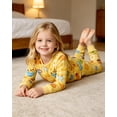 thumbnail image 6 of Aideaone Kids Pajamas Set Long Sleeve Sleepwear for Boys and Girls Ages 2 8 Years Cute Printed Top and Pants, 6 of 7