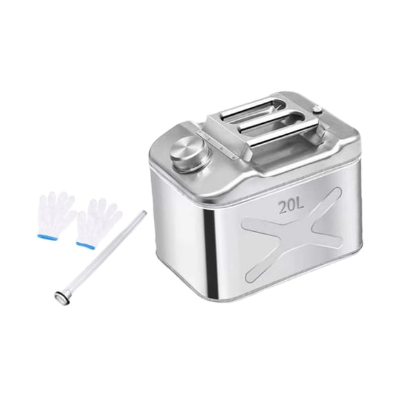 Dickly Réservoir de Carburant pour Moto, Essence, Diesel, Réservoir de Rangement, Poignée Ergonomique, Pratique, 2 L