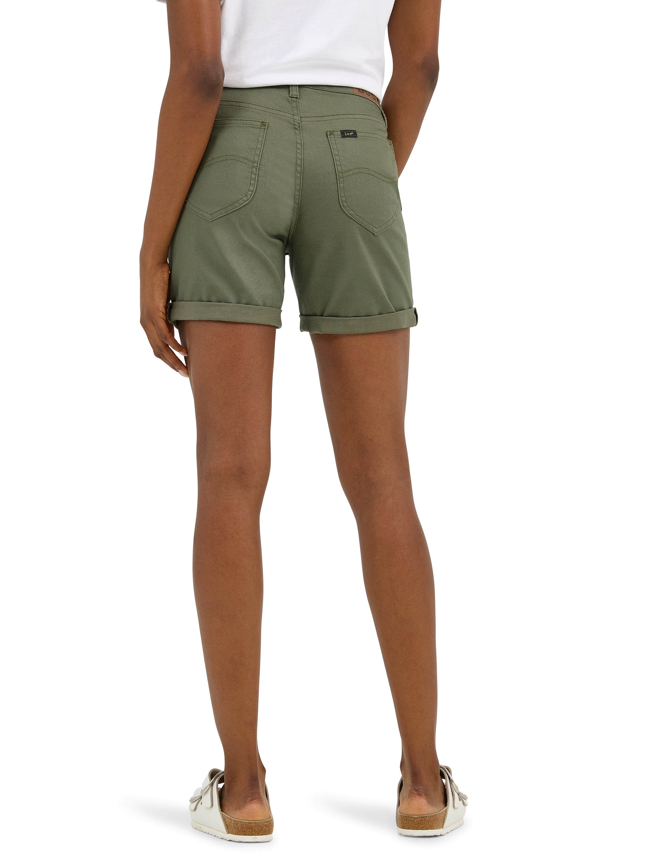 Lee® Women's Mid Rise 5" Cuffed Short, Sizes 4-20