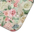 thumbnail image 6 of Microfibre Drying Mat for Kitchen Pink and White Gouache Floral Pattern Dish Drying Drainer Mat Absorbent Pioneer Drying Mat Washing Up for Glass, Plate & Cup 16inch X 18inch, 6 of 7