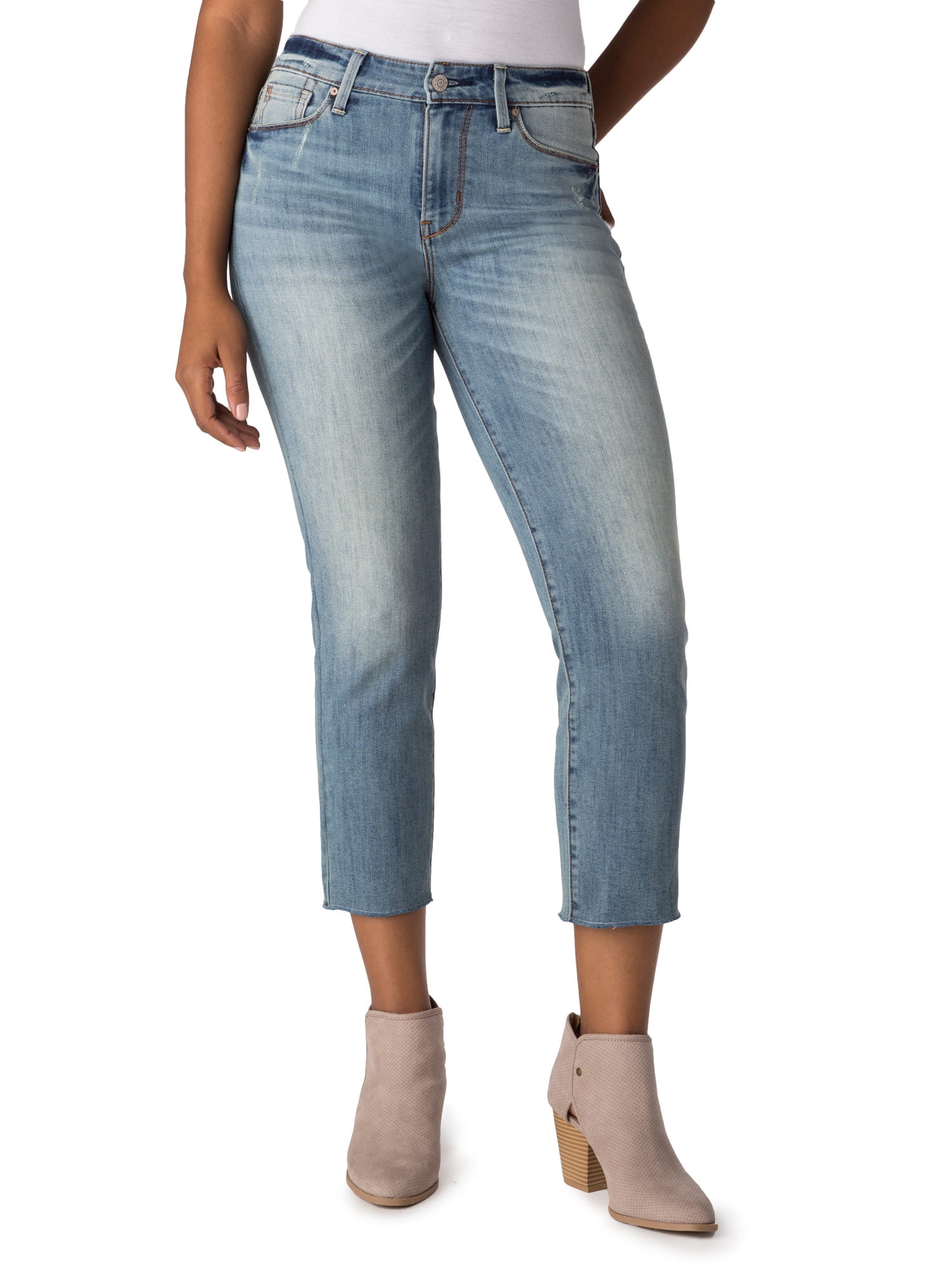Signature by Levi Strauss & Co. Women's High Rise Slim Cropped Jeans -  