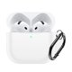 thumbnail image 1 of Wartleves Funda para AirPods de cuarta generación, funda para AirPods de cuarta generación, funda para AirPods 4 con gancho, funda para auriculares AirPods 4, funda protectora para AirPods, funda anti, 1 of 7