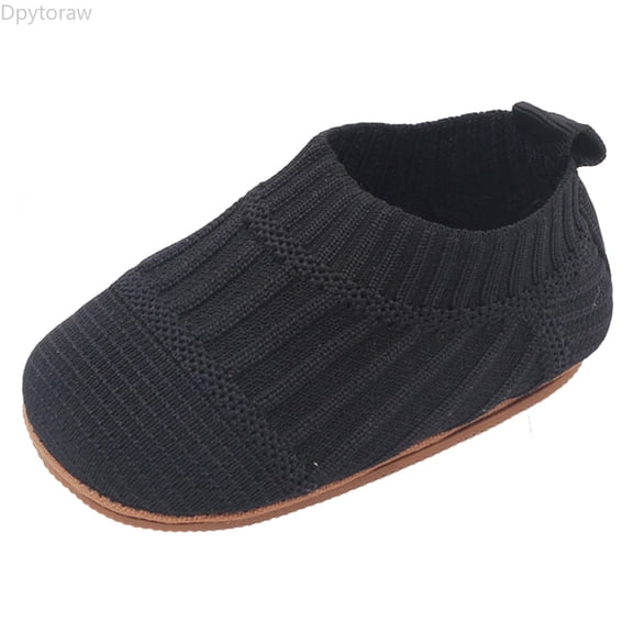 Dpytoraw Summer Children Infant Toddler Shoes Boys And Girls Sports Flat Bottom Lightweight Fly Woven Mesh Breathable Comfortable Solid Color Simple Style Baby Sneakers Size 4